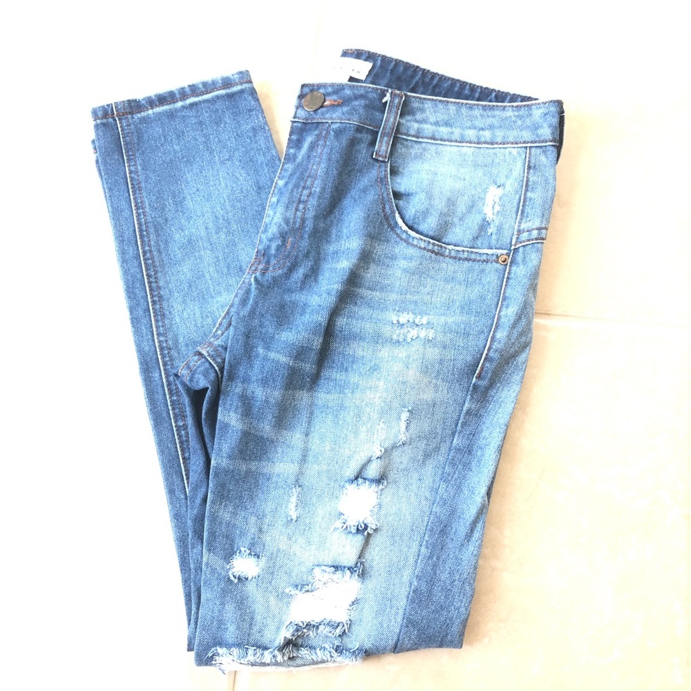 Forever 21 Distressed Premium Jeans